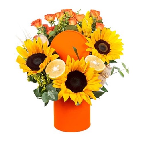 Golden Sunburst Kutuda Aranjman