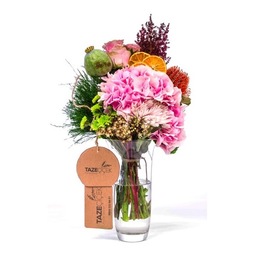 Mix Kisses Vazoda Çiçek