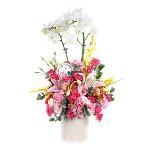 Pink Coral Serenity Orkide Arajmanı