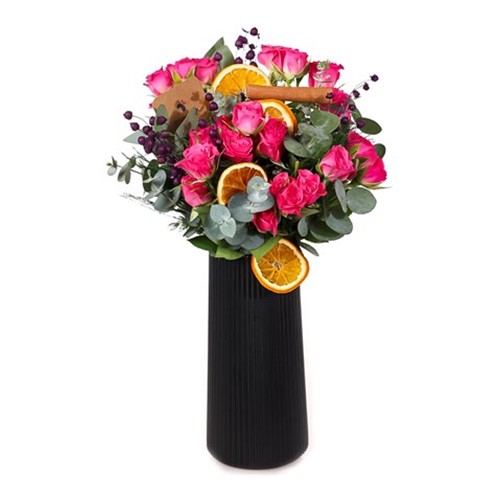 Pink Sunset 21 Mini Pembe Gül