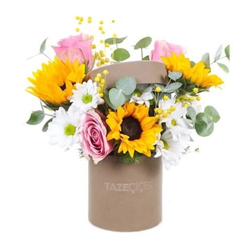 Rainbow Blossoms Kutuda Aranjman