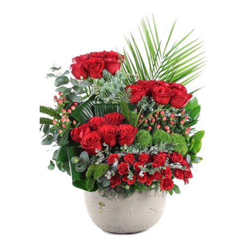 Royal Rouge Kırmızı Gül Aranjmanı