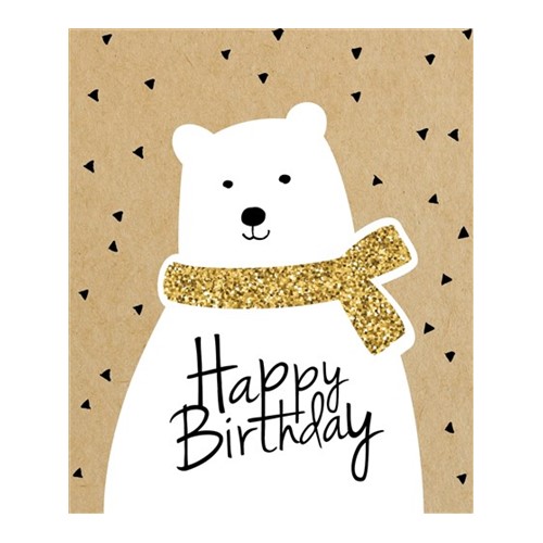 Sevimli Ayıcık Happy Birthday