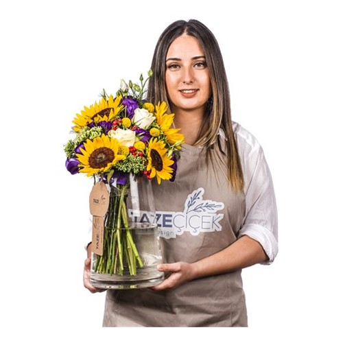 Sun Milano Ayçiçeği ve Güller