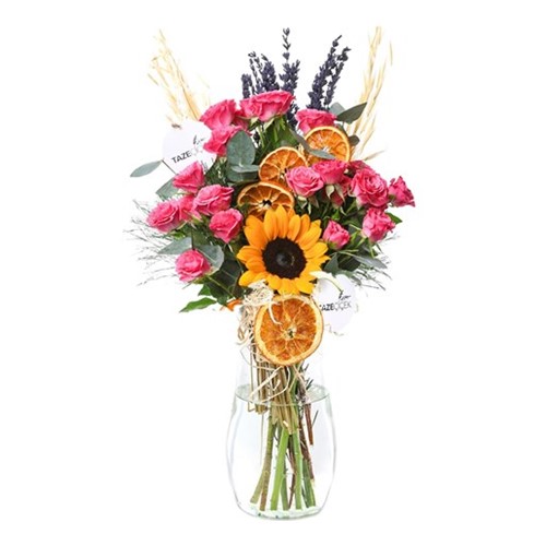 Sunset Charm Çiçek Büyüsü